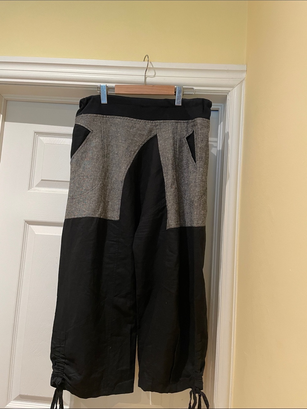 SKY Republic Spanish Brand Artsy Drop Crotch Pants Lagenlook Cotton